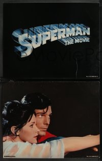 1f2051 SUPERMAN 7 color 11x14 stills 1978 Marlon Brando, York, Hackman, Beatty, Perrine!