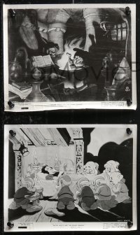 1f2435 SNOW WHITE & THE SEVEN DWARFS 15 8x10 stills R1967 Walt Disney animated cartoon fantasy classic!