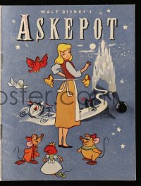 1f2208 CINDERELLA Danish program 1950 Walt Disney classic cartoon, great different images!