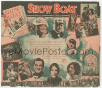 1f0295 SHOW BOAT herald 1929 Laura La Plante, Schildkraut, Edna Ferber, Hammerstein & Kern, rare!