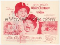 1f0262 WHITE CHRISTMAS herald 1954 Bing Crosby, Kaye, Clooney, Vera-Ellen, holiday classic, rare!