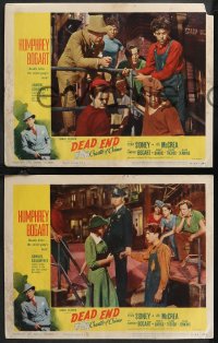 1f0811 DEAD END 6 LCs R1954 great images of Humphrey Bogart and the The Dead End Kids!