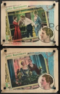 1f0819 DON JUAN 5 LCs 1926 great images of John Barrymore as the famous lover!
