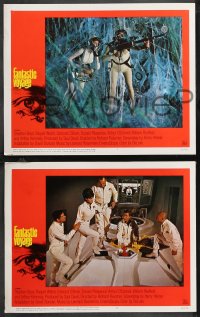 1f0761 FANTASTIC VOYAGE 8 LCs 1966 Raquel Welch journeys to the human brain, Fleischer sci-fi!