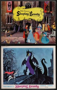 1f0789 SLEEPING BEAUTY 8 LCs R1970 Walt Disney cartoon fairy tale fantasy classic!