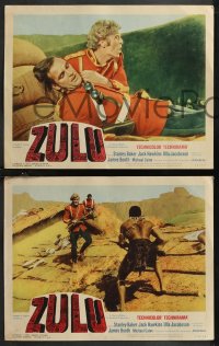 1f0808 ZULU 7 LCs 1964 Stanley Baker & Michael Caine classic, British vs. natives, war images!