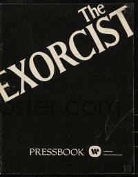 1f1872 EXORCIST pressbook 1974 William Friedkin, Max Von Sydow, William Peter Blatty classic!