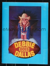 1f0151 DEBBIE DOES DALLAS presskit 1978 Bambi Woods & sexy Texas Cowgirls, contains NO stills, rare!