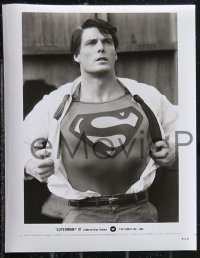 1f0159 SUPERMAN III presskit w/ 26 stills 1983 Christopher Reeve, Richard Pryor, Margot Kidder