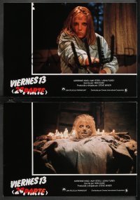 1f0045 FRIDAY THE 13th PART II 12 Spanish LCs 1981 slasher horror sequel, body count continues!