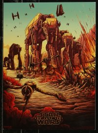 1f0055 LAST JEDI group of 2 IMAX mini posters 2017 Star Wars, cool different art by Dan Mumford!