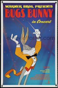 1g1125 BUGS BUNNY IN CONCERT 1sh 1990 great cartoon image of Bugs conducting orchestra!
