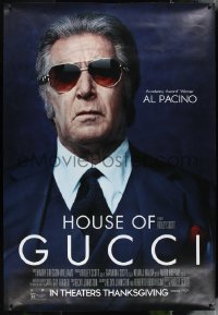 1g0094 HOUSE OF GUCCI 2 DS bus stops 2021 great images of Al Pacino and Lady Gaga!