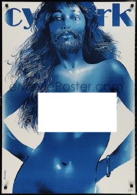 1g0276 CYRK 27x38 Polish commercial poster 1970 wild naked art of bearded woman by Waldemar Swierzy!