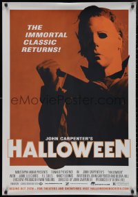 1g0279 HALLOWEEN . 27x39 commercial poster 2012 John Carpenter classic, Michael Myers!