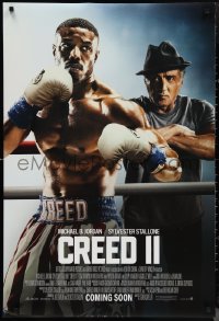 1g1136 CREED II int'l advance DS 1sh 2018 different image of Stallone as Rocky Balboa, boxer Jordan!