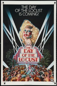 1g1147 DAY OF THE LOCUST teaser 1sh 1975 Schlesinger's version of West's novel, David Edward Byrd art
