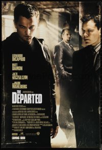 1g1154 DEPARTED int'l advance DS 1sh 2006 Scorsese, Leonardo DiCaprio, Matt Damon, Jack Nicholson!