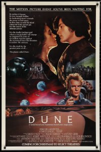 1g1159 DUNE advance 1sh 1984 David Lynch classic, top cast images over the desert planet Arrakis!