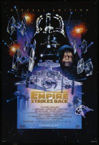 1g1163 EMPIRE STRIKES BACK style C advance 1sh R1997 they're back on the big screen!