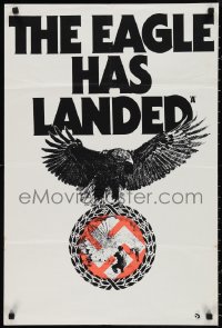 1g0604 EAGLE HAS LANDED English double crown 1977 Vieweig art of eagle & Nazi swastika, ultra rare!