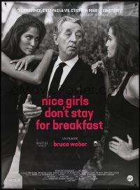 1g0120 NICE GIRLS DON'T STAY FOR BREAKFAST French 1p 2019 Robert Mitchum with two sexy women!