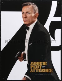 1g0848 NO TIME TO DIE teaser French 16x21 2021 Daniel Craig as James Bond 007 w/ gun!