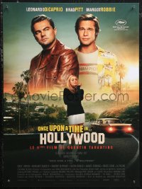 1g0851 ONCE UPON A TIME IN HOLLYWOOD French 16x21 2019 images of Pitt, DiCaprio, Robbie, Tarantino!