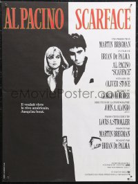 1g0855 SCARFACE French 15x20 1984 Al Pacino as Tony Montana, Michelle Pfeiffer, Brian De Palma!