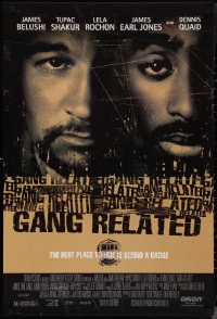 1g1186 GANG RELATED 1sh 1997 Jim Belushi, Tupac, Dennis Quaid, James Earl Jones