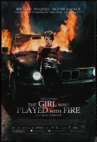 1g1192 GIRL WHO PLAYED WITH FIRE DS 1sh 2010 Larsson's Flickan som lekte med elden, Noomi Rapace!
