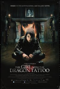 1g1193 GIRL WITH THE DRAGON TATTOO DS 1sh 2010 Stieg Larsson, Noomi Rapace as Lisbeth Salander!