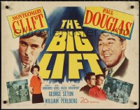1g0879 BIG LIFT 1/2sh 1950 great artwork of Montgomery Clift, Douglas & Cornell Borchers!