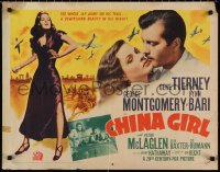1g0888 CHINA GIRL 1/2sh 1942 sexy Gene Tierney, George Montgomery, written by Ben Hecht, WWII!