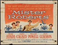 1g0919 MISTER ROBERTS 1/2sh 1955 Henry Fonda, James Cagney, William Powell, Jack Lemmon, John Ford!