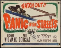 1g0928 PANIC IN THE STREETS 1/2sh 1950 Richard Widmark, Jack Palance, Elia Kazan film noir!