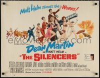 1g0937 SILENCERS 1/2sh 1966 outrageous sexy phallic art of Dean Martin & Slaygirls by Brian Bysouth!