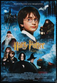 1g1218 HARRY POTTER & THE PHILOSOPHER'S STONE DS 1sh 2001 Hedwig the owl, Sorcerer's Stone!