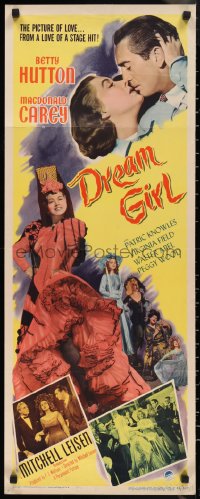 1g0981 DREAM GIRL insert 1948 Betty Hutton did what every girl wants to do, and doesn't dare!