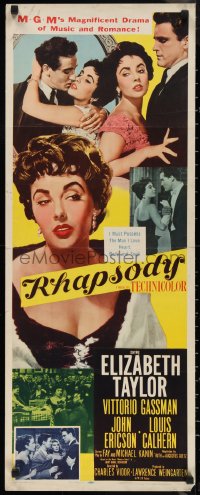 1g1042 RHAPSODY insert 1954 Elizabeth Taylor must possess Vittorio Gassman, heart, body & soul!