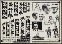 1g0774 BAD SLEEP WELL Japanese 11x15 1963 Akira Kurosawa, Toshiro Mifune, title/cut collection!