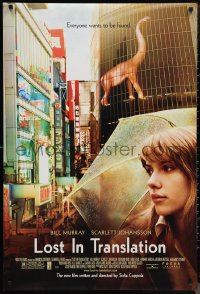 1g1292 LOST IN TRANSLATION 1sh 2003 pretty Scarlett Johansson in Tokyo, Sofia Coppola!