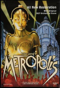1g1309 METROPOLIS 1sh R2002 Brigitte Helm as the gynoid Maria, The Machine Man!