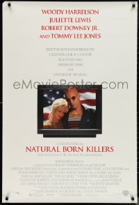 1g1324 NATURAL BORN KILLERS DS 1sh 1994 Oliver Stone, Woody Harrelson & Juliette Lewis on TV!