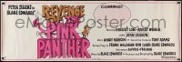 1g0002 REVENGE OF THE PINK PANTHER paper banner R1978 Blake Edwards, art of Pink Panther w/hammer!