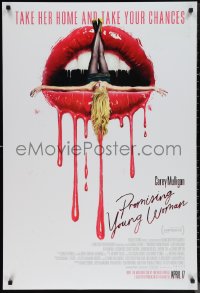 1g1362 PROMISING YOUNG WOMAN advance DS 1sh 2020 wild art of woman over sexy lips dripping blood!