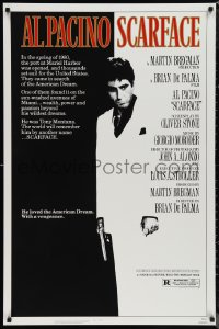 1g1403 SCARFACE 1sh 1983 Al Pacino as Tony Montana, Brian De Palma, Oliver Stone!