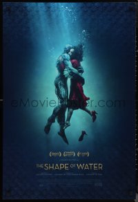 1g1411 SHAPE OF WATER style B int'l DS 1sh 2017 Guillermo del Toro, Doug Jones as the Amphibian Man!