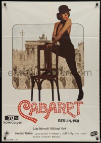 1g0617 CABARET Spanish 1972 singing & dancing Liza Minnelli in Nazi Germany, Joel Grey!