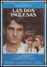 1g0657 TWO ENGLISH GIRLS Spanish R1985 Francois Truffaut directed, Jean-Pierre Leaud!